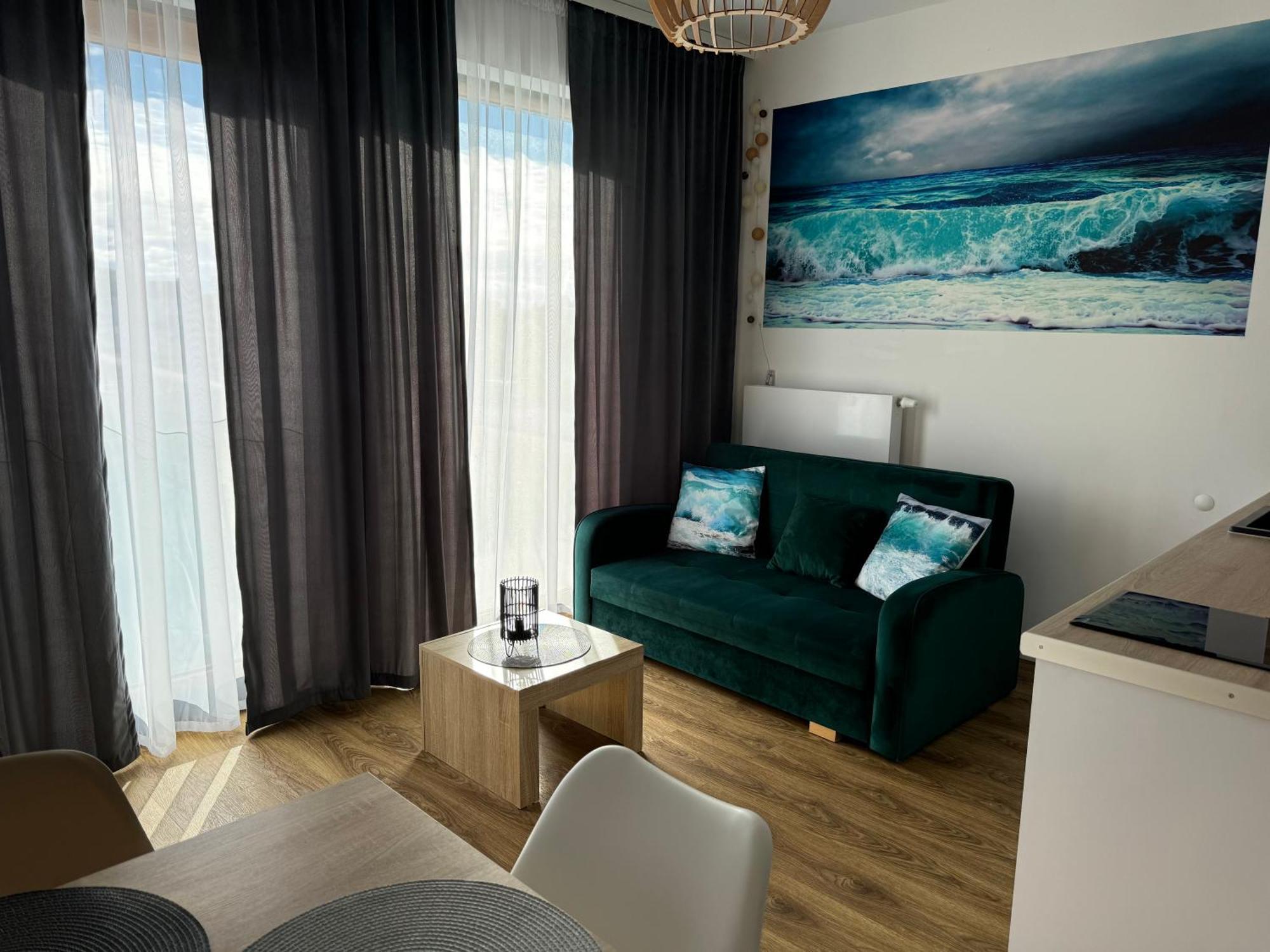 Klimatyzowany Apartament Blue , Sarbinowo Parking Basen Esterno foto